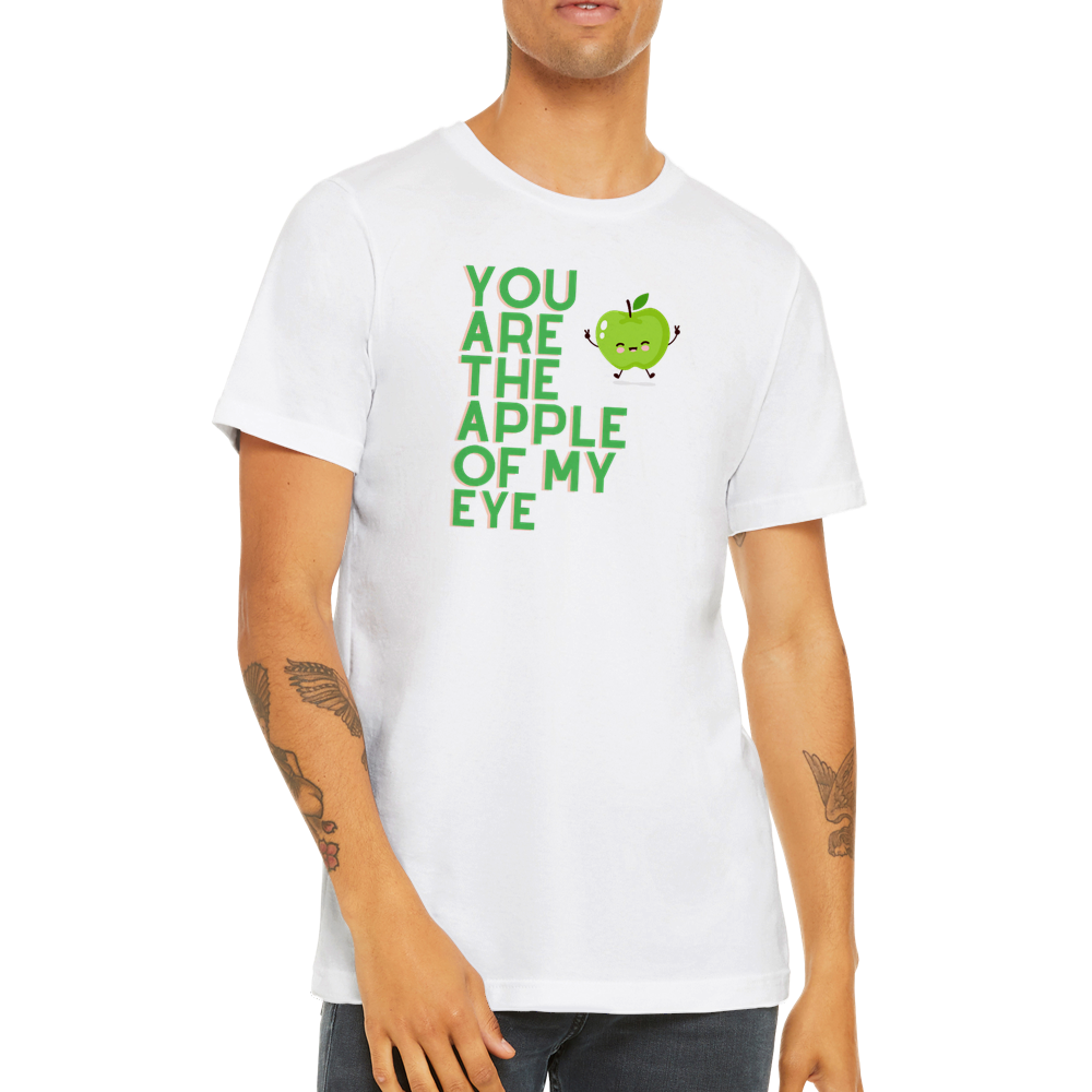 Premium Unisex Crewneck T-shirt - Apple of my Eye