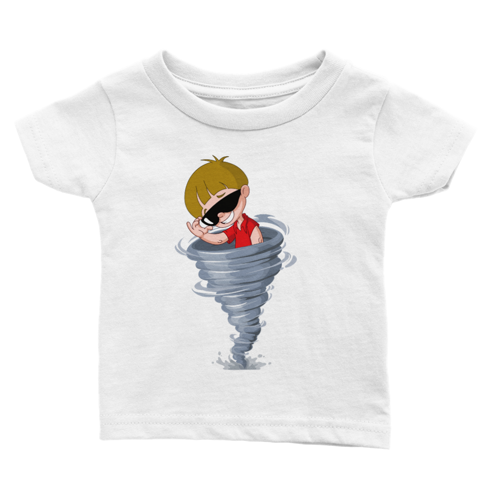 Classic Baby Crewneck T-shirt - Tornado Boy
