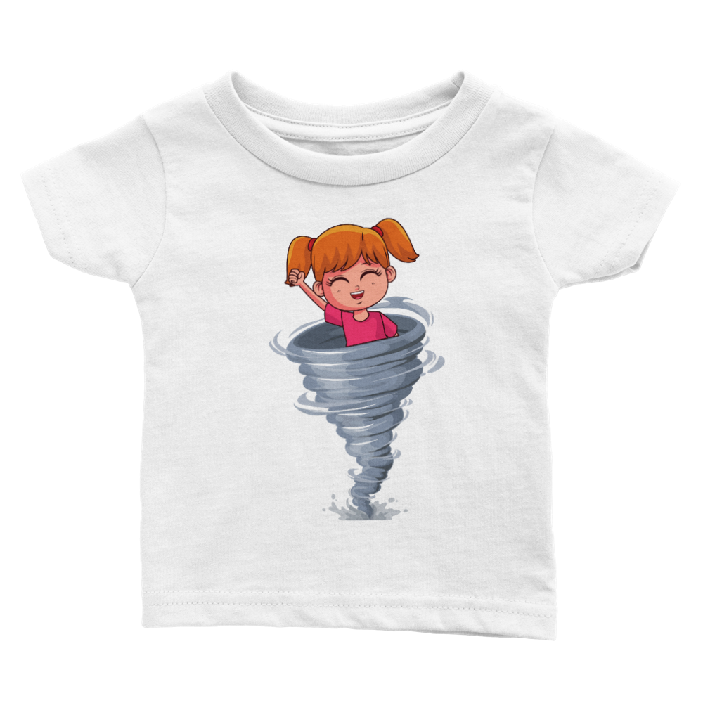 Classic Baby Crewneck T-shirt - Tornado Girl