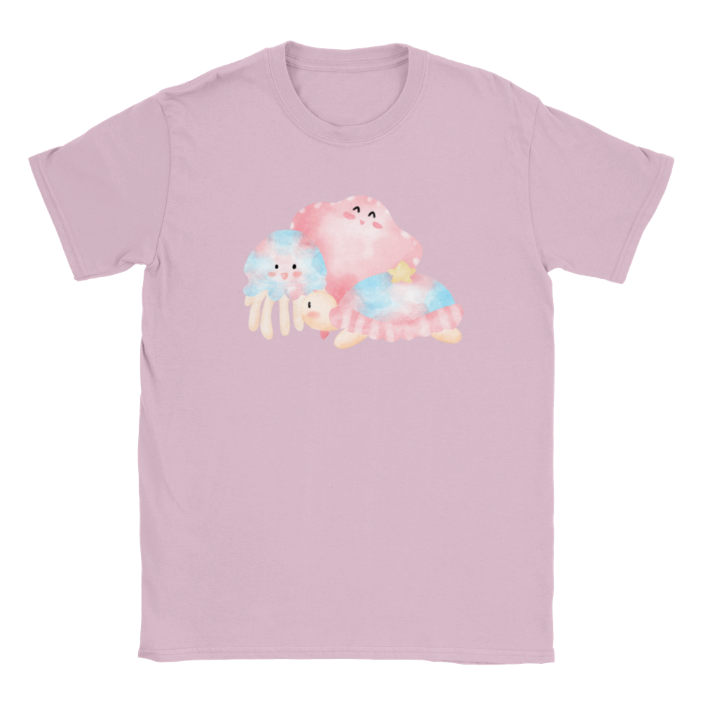 Classic Kids Crewneck T-shirt - Sea Creatures