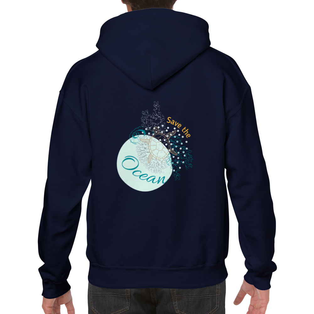 Classic Unisex Pullover Hoodie - Save the Ocean