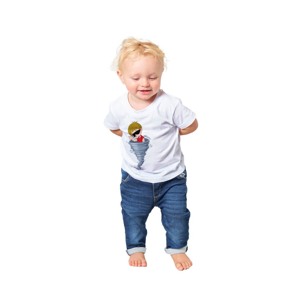 Classic Baby Crewneck T-shirt - Tornado Boy