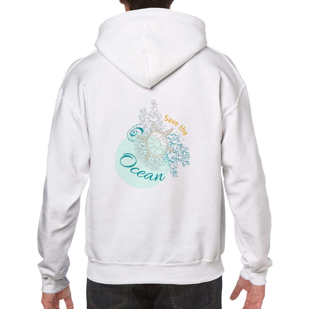 Classic Unisex Pullover Hoodie - Save the Ocean