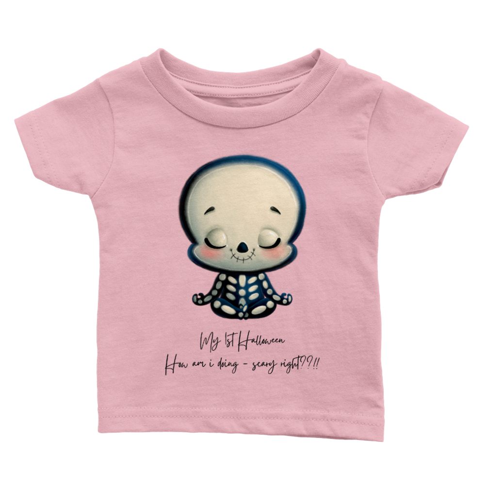 Baby Halloween T-shirt - Skeleton Kid - My 1st Halloween. For up to 2 years old.