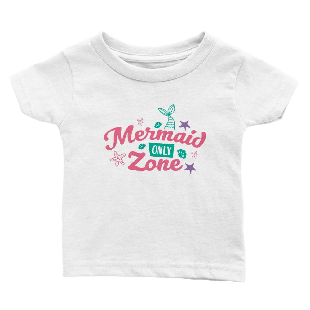 Classic Baby Crewneck T-shirt - Mermaid only Zone