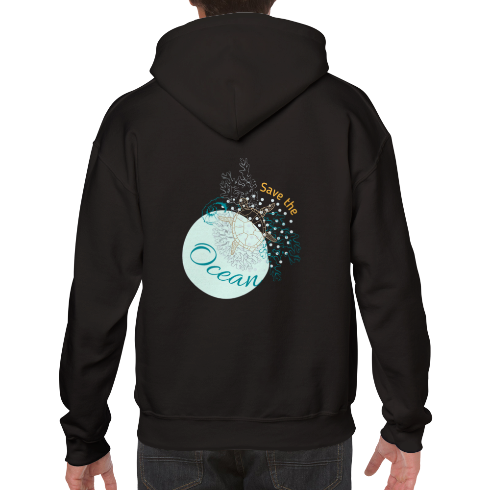 Classic Unisex Pullover Hoodie - Save the Ocean