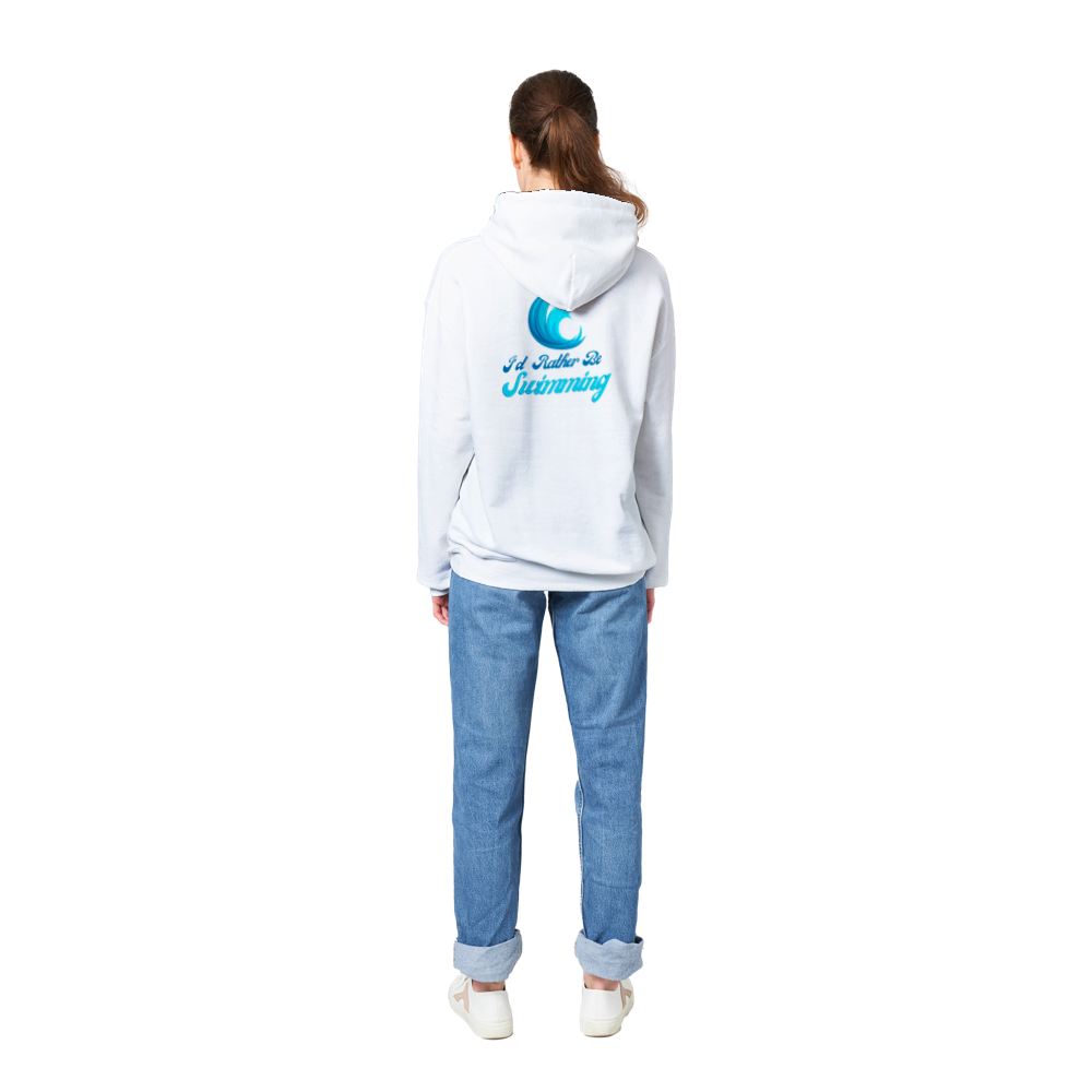 Classic Unisex Pullover Hoodie - I'd Rather Be Swimming