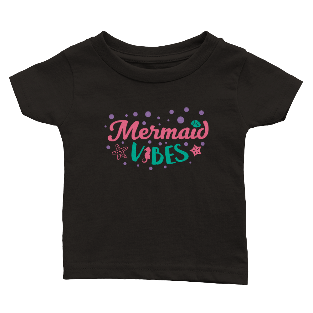 Classic Baby Crewneck T-shirt - Mermaid Vibes