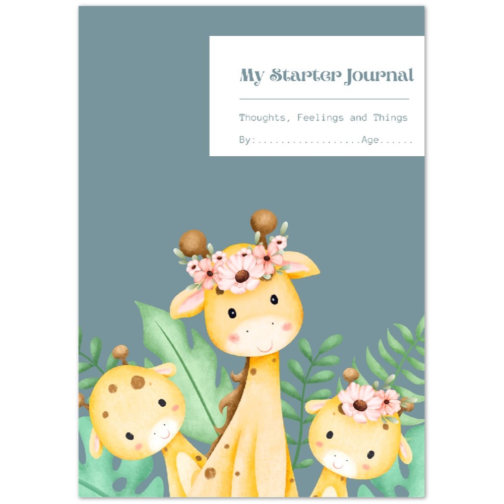 My Starter Journal - Giraffe design - Ideal 1st Journal – Ellilias