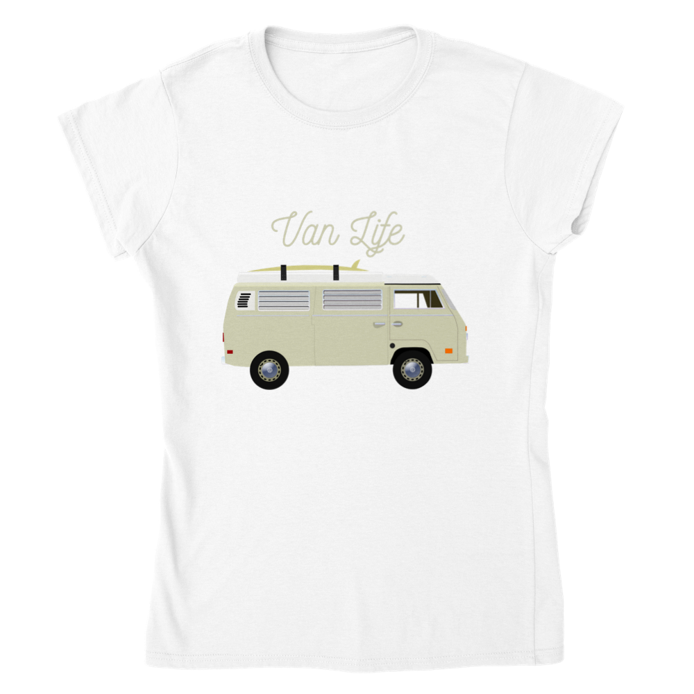 Classic Womens Crewneck T-shirt - Van Life