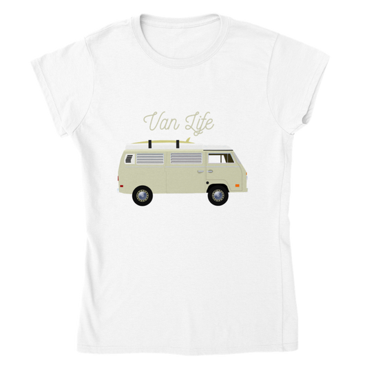 Classic Womens Crewneck T-shirt - Van Life