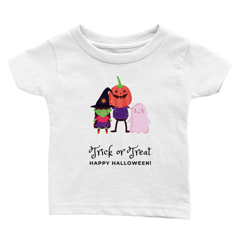 Baby Halloween T-shirt - Trick or Treat, colourful and fun