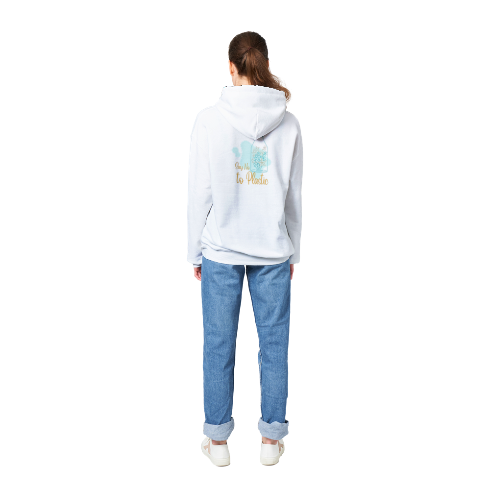 Classic Unisex Pullover Hoodie - Say No to Plastic