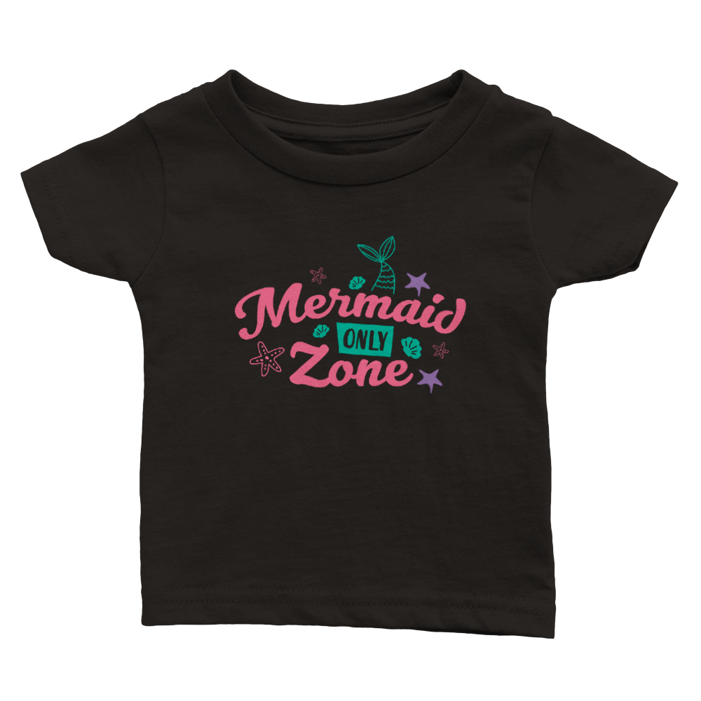 Classic Baby Crewneck T-shirt - Mermaid only Zone