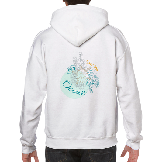 Classic Unisex Pullover Hoodie - Save the Ocean