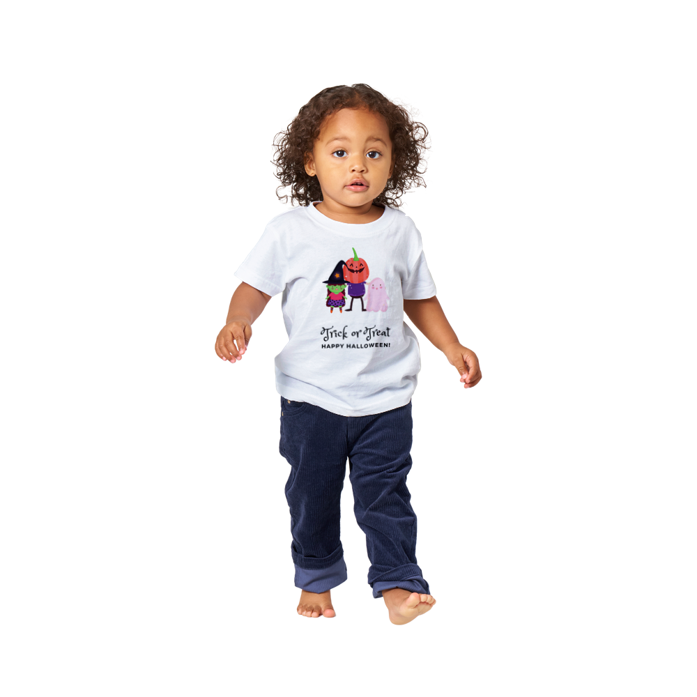 Baby Halloween T-shirt - Trick or Treat, colourful and fun