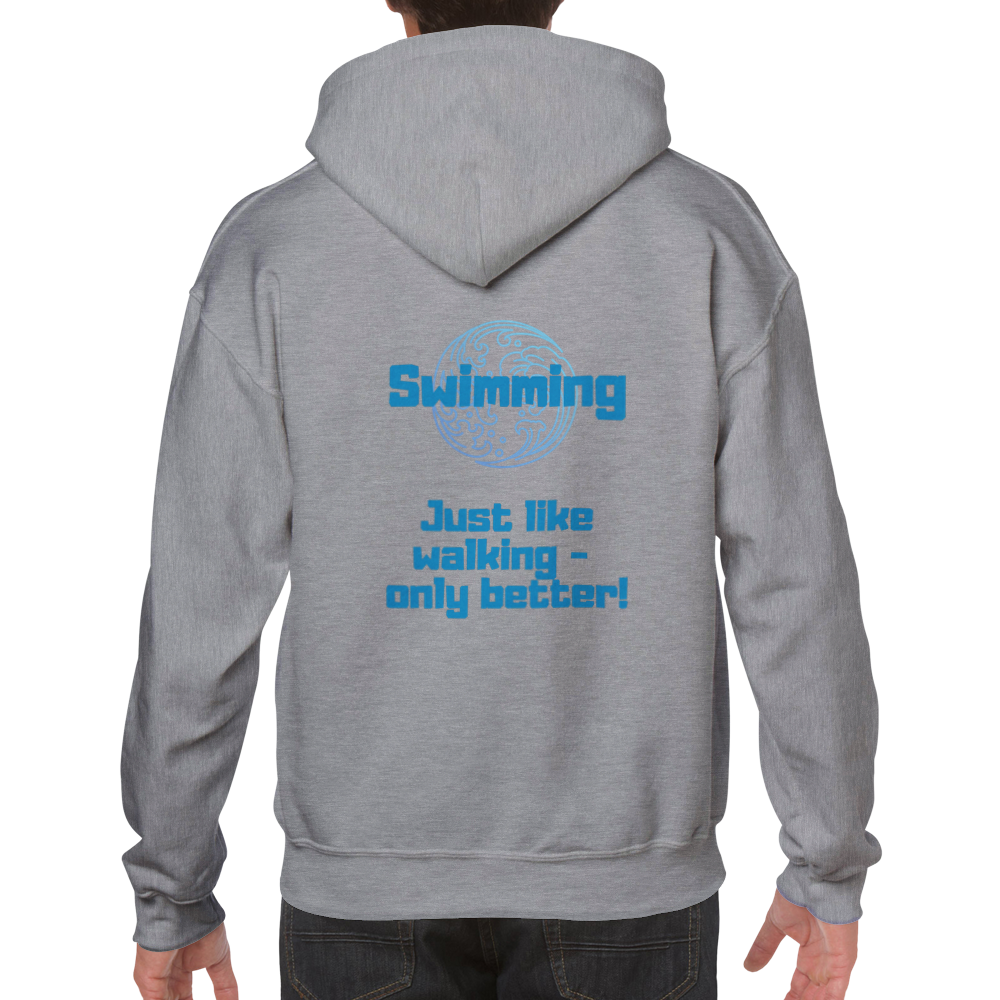 Classic Unisex Pullover Hoodie - Just Like Walking