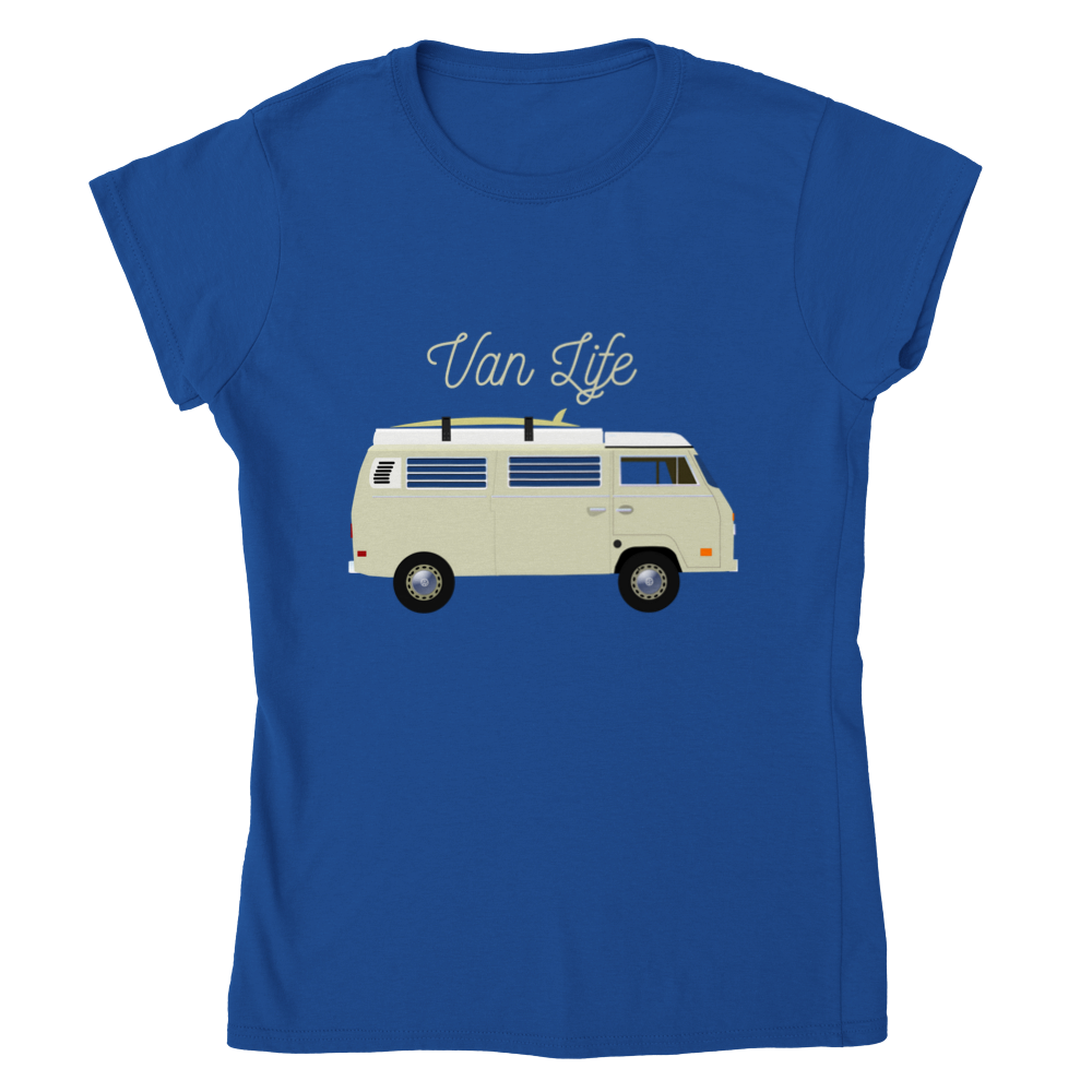 Classic Womens Crewneck T-shirt - Van Life