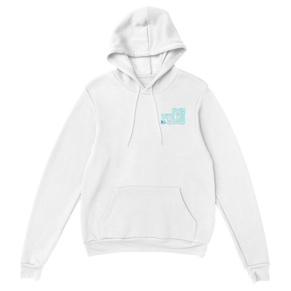 Classic Unisex Pullover Hoodie -  Swim with the Waves