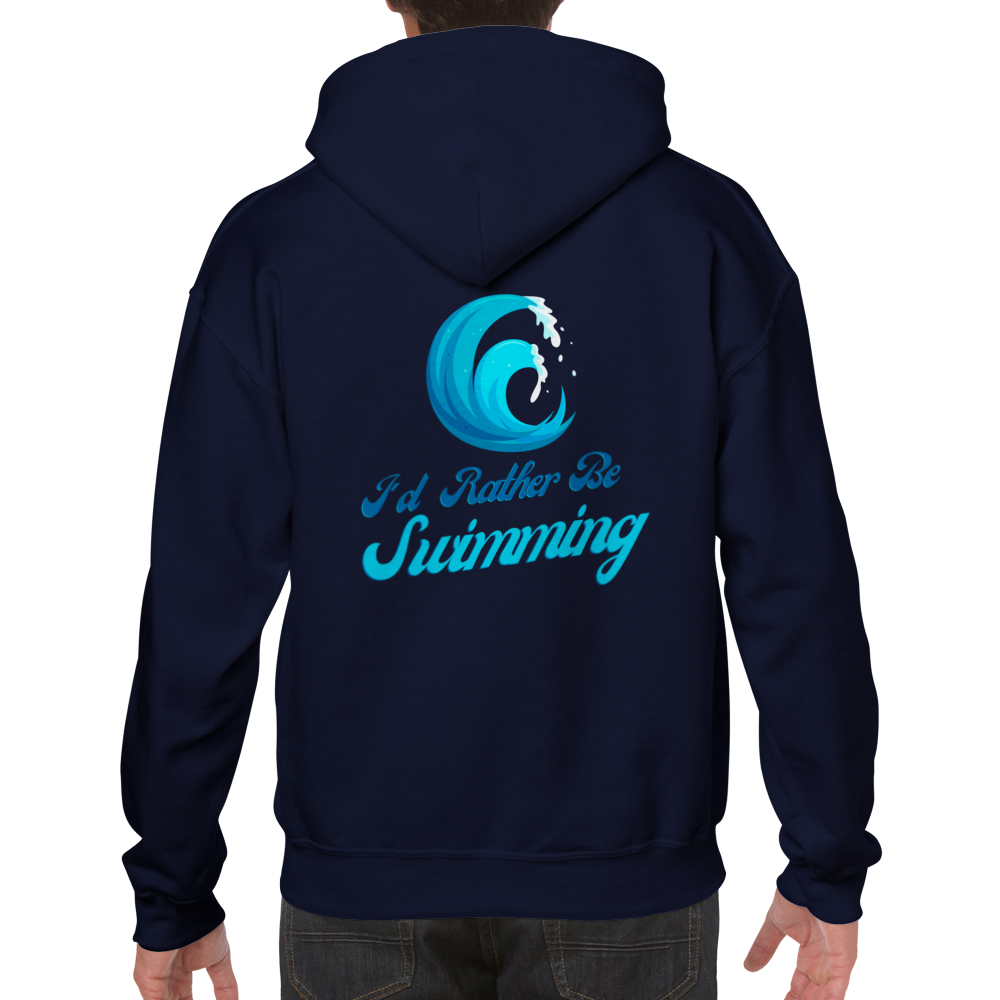 Classic Unisex Pullover Hoodie - I'd Rather Be Swimming