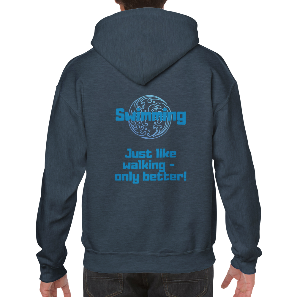 Classic Unisex Pullover Hoodie - Just Like Walking