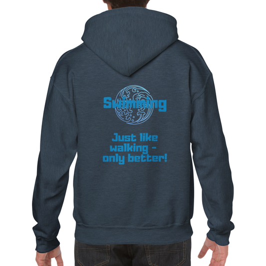 Classic Unisex Pullover Hoodie - Just Like Walking