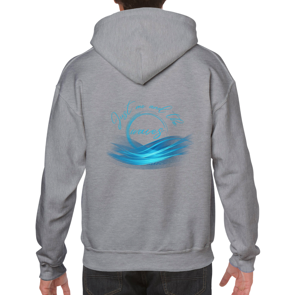 Classic Unisex Pullover Hoodie - Just me and the waves